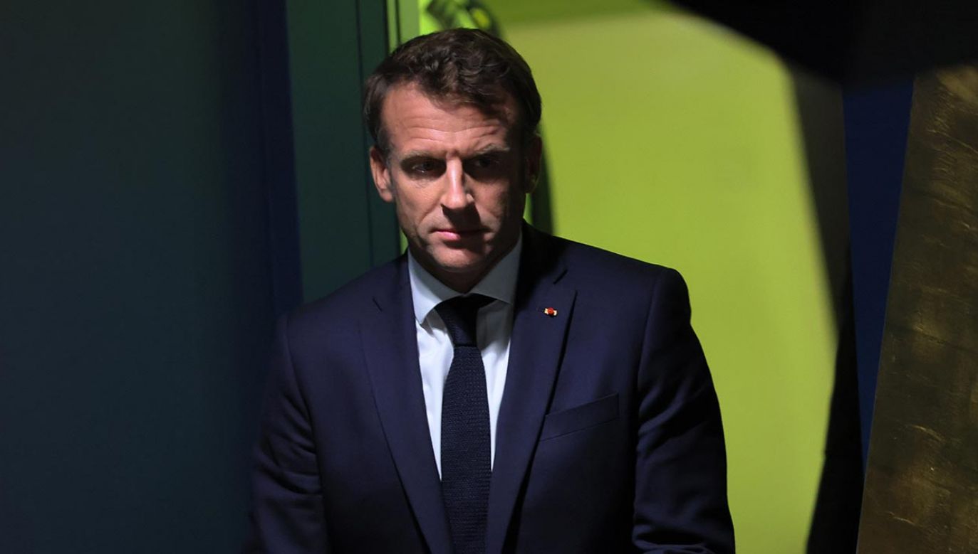  Emmanuel Macron (fot. Michael M. Santiago/Getty Images)