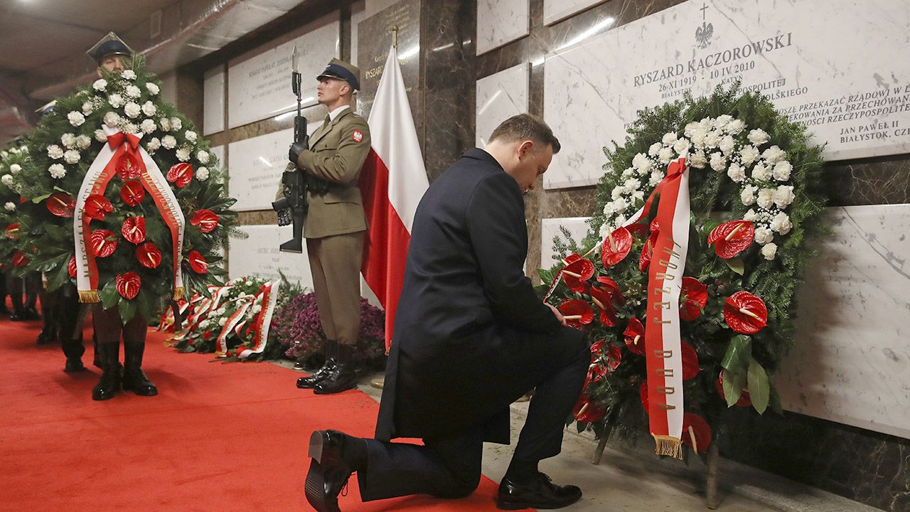 Kaczorowski zginął 10 kwietnia 2010 r. w katastrofie samolotu Tu-154 pod Smoleńskiem (fot. Sean Gallup/Getty Images)