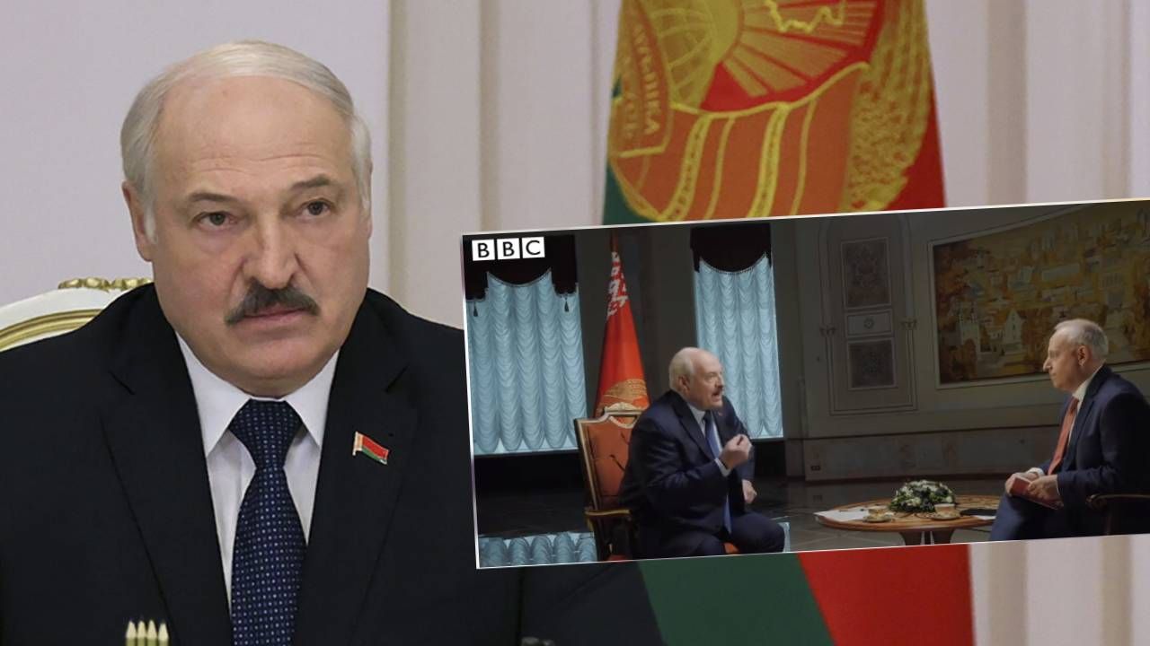 Alaksandr Łukaszenka twierdzi, że wybrał wybory prezydenckie uczciwie (fot. PAP/EPA/BELARUS PRESIDENT PRESS SERVICE / HANDOUT/TT/ Steve Rosenberg)