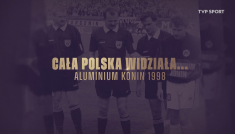 Aluminium Konin vs. Amica Wronki, finał Pucharu Polski 1998 (fot. TVP)