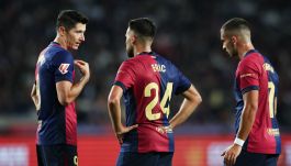 Robert Lewandowski i Fernan Torres zagrają w pierwszym składzie przeciwko Atletico (fot. Getty Images)