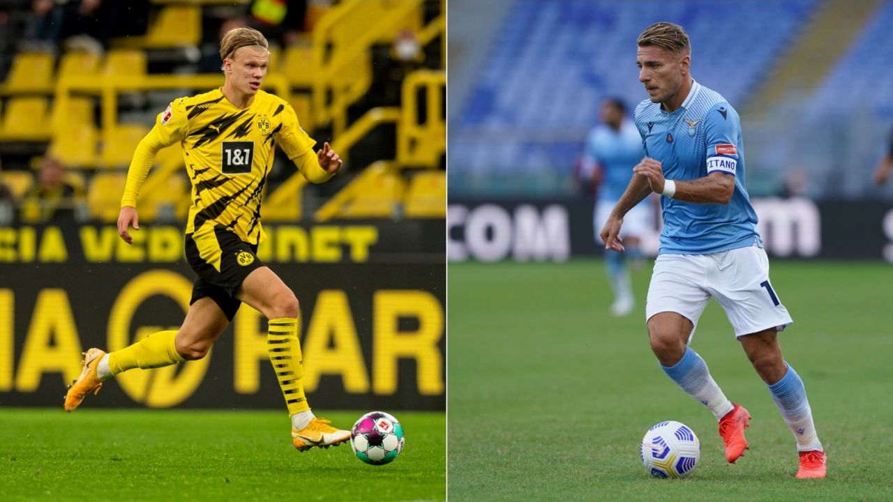 Borussia Dortmund zagra z Lazio. Erling Haaland vs. Ciro Immobile w Rzymie (sport.tvp.pl)
