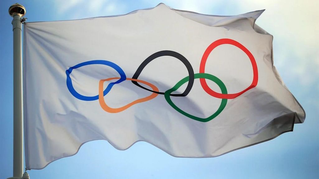 Сцяг Міжнароднага алімпійскага камітэту. (Фота: olympics.com)