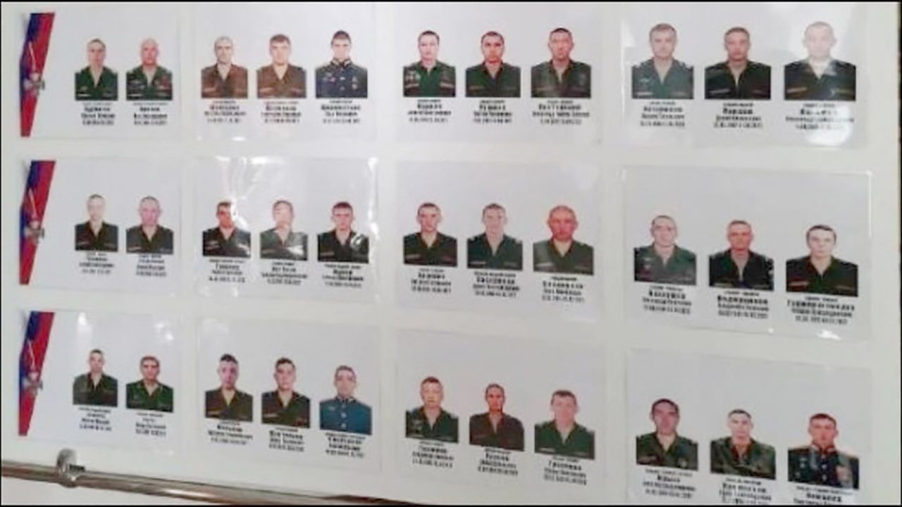 Zdjęcia zabitych Rosjan (fot. Telegram/AFU StratCom)