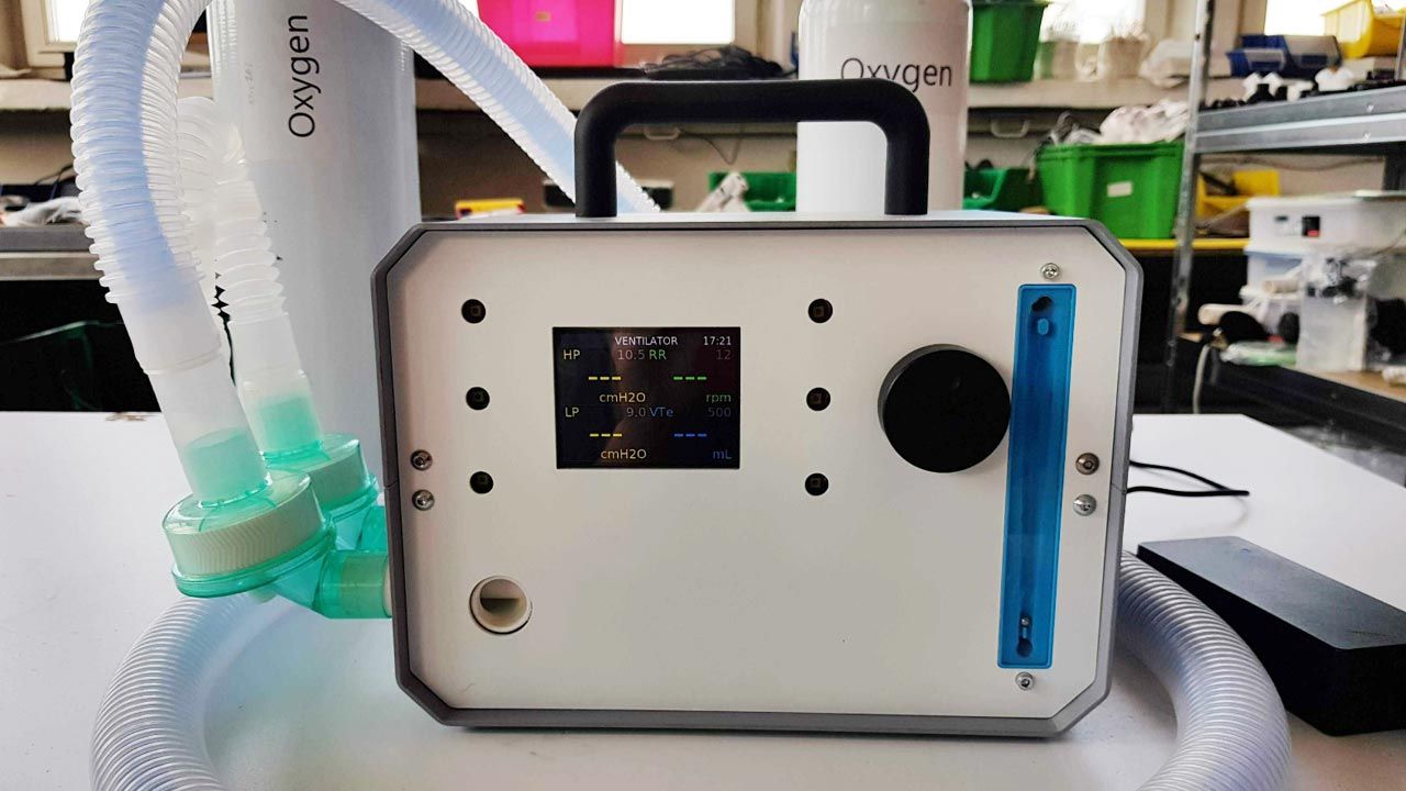VentilAid – aparat wspomagający oddychanie, zaprojektowany przez naukowców z Polski (fot. Materiały prasowe Ventil Aid)