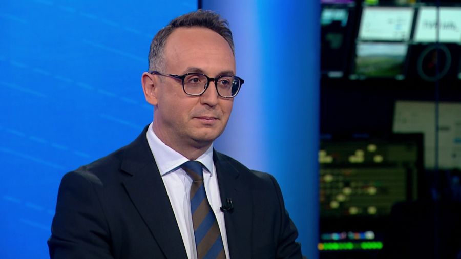 Minister infrastruktury Dariusz Klimczak był gościem "Pytania Dnia" (fot. TVP Info)