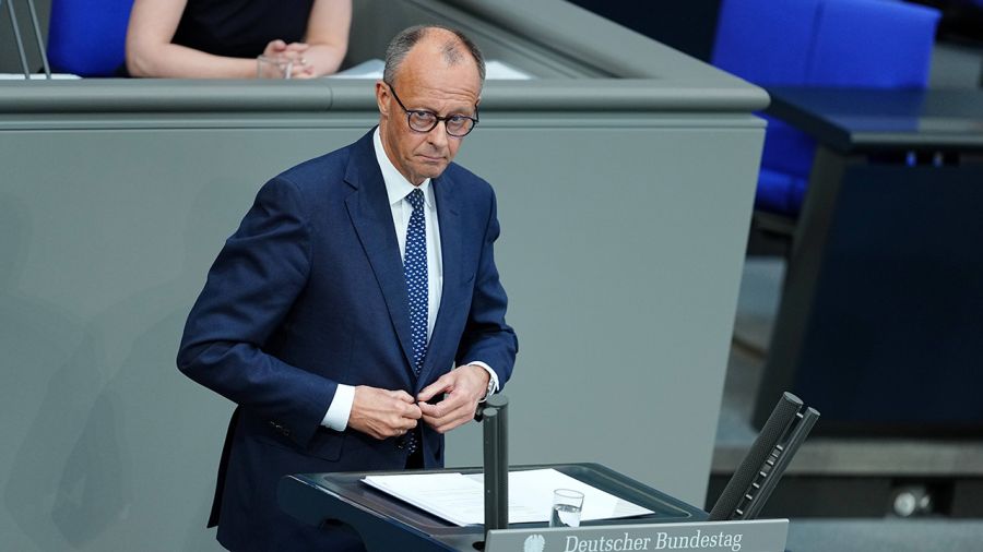Kanclerz Niemiec Friedrich Merz (fot. Kay Nietfeld/dpa/pap)