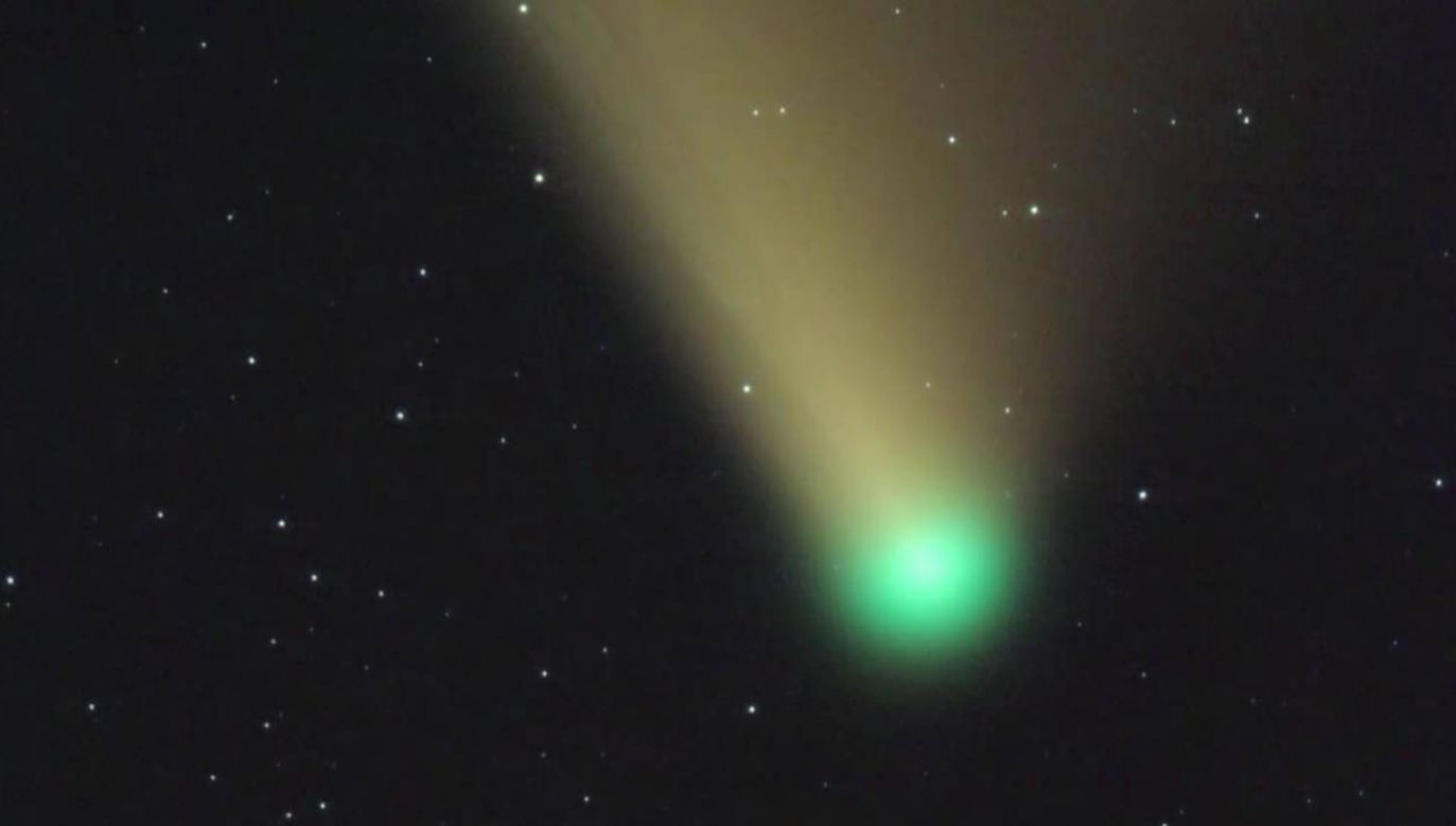 Do Ziemi zbliża się kometa C/2022 E3 (graf. NASA)
