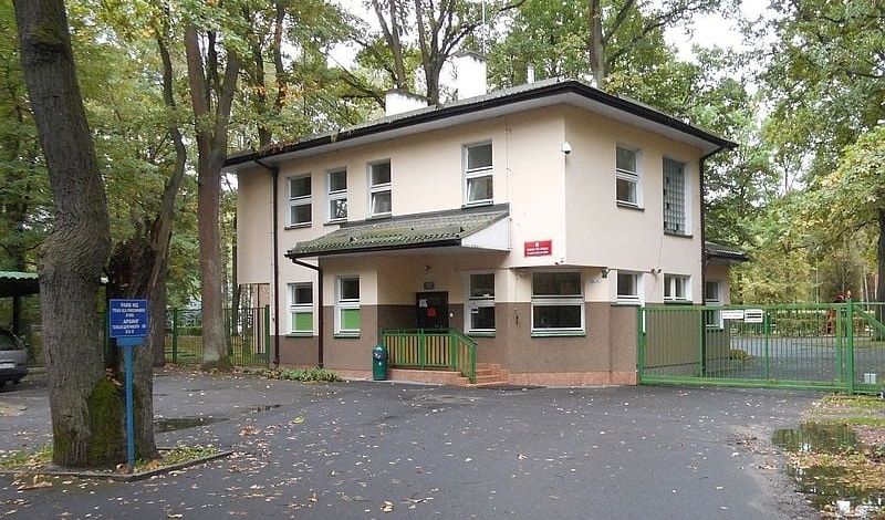 Размеркавальны лагер для замежнікаў у Дэмбаку ў Польшчы. Фота: wpr24.pl