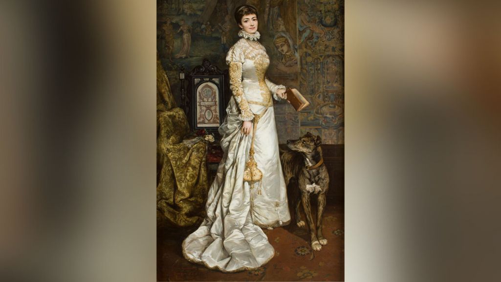 Portret Heleny Modrzejewskiej autorstwa Tadeusza Ajdukiewicza z 1880 r. Fot. Wikipedia