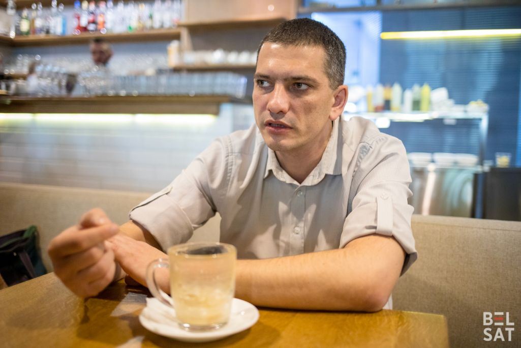 Экономист Дмитрий Крук, Исследовательский центр BEROC (Фота: Белсат)