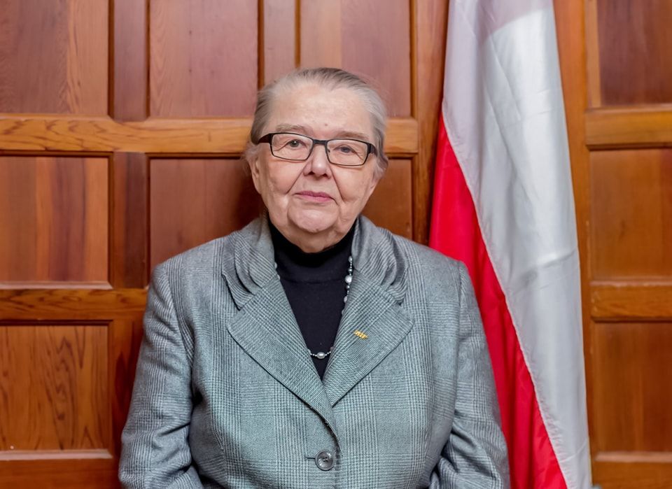 Старшыня Рады БНР Івонка Сурвілла. (Фота: Рада Беларускай Народнай Рэспублікі – Рада БНР / Facebook)