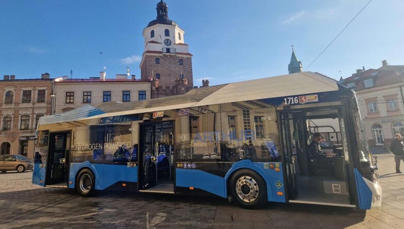 Autobus wodorowy na ulicach Lublina (fot. UM Lublin)