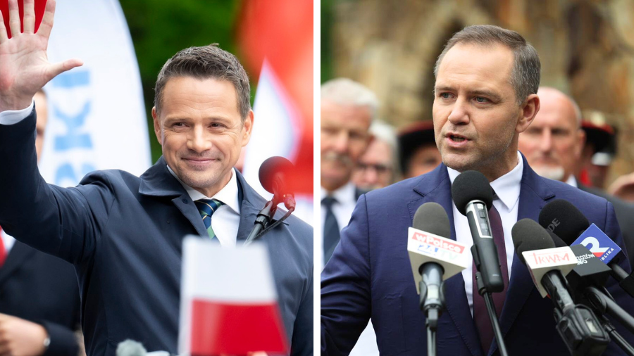 Dwa sondaże. W jednym z nich Karol Nawrocki wyprzedził Rafała Trzaskowskiego 