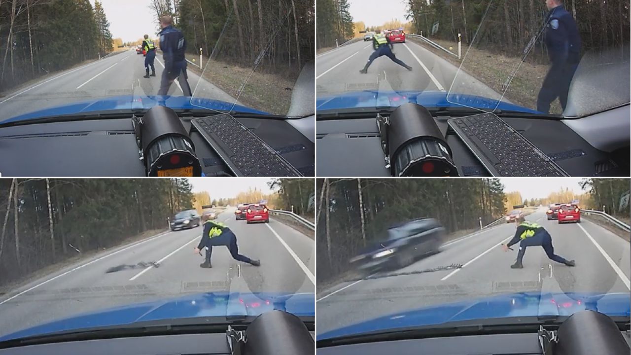 Zobacz Jak Estoński Policjant Zatrzymuje Samochód - Tvp.info