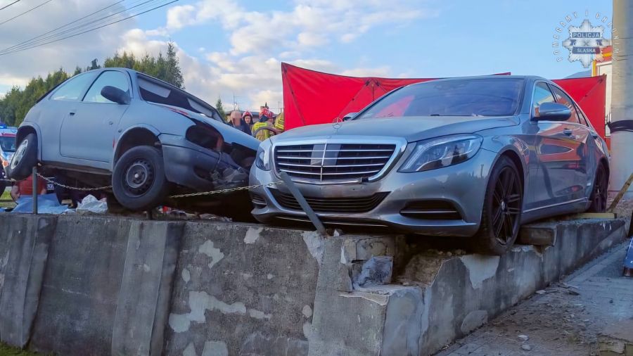6-latek walczy w szpitalu o życie. Tragiczny finał pościgu w Wodzisławiu Śląskim  Fot. KWP Katowice