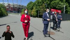 Minister sportu i premier ogłosili powrót kibiców na stadiony (fot.  TVP)