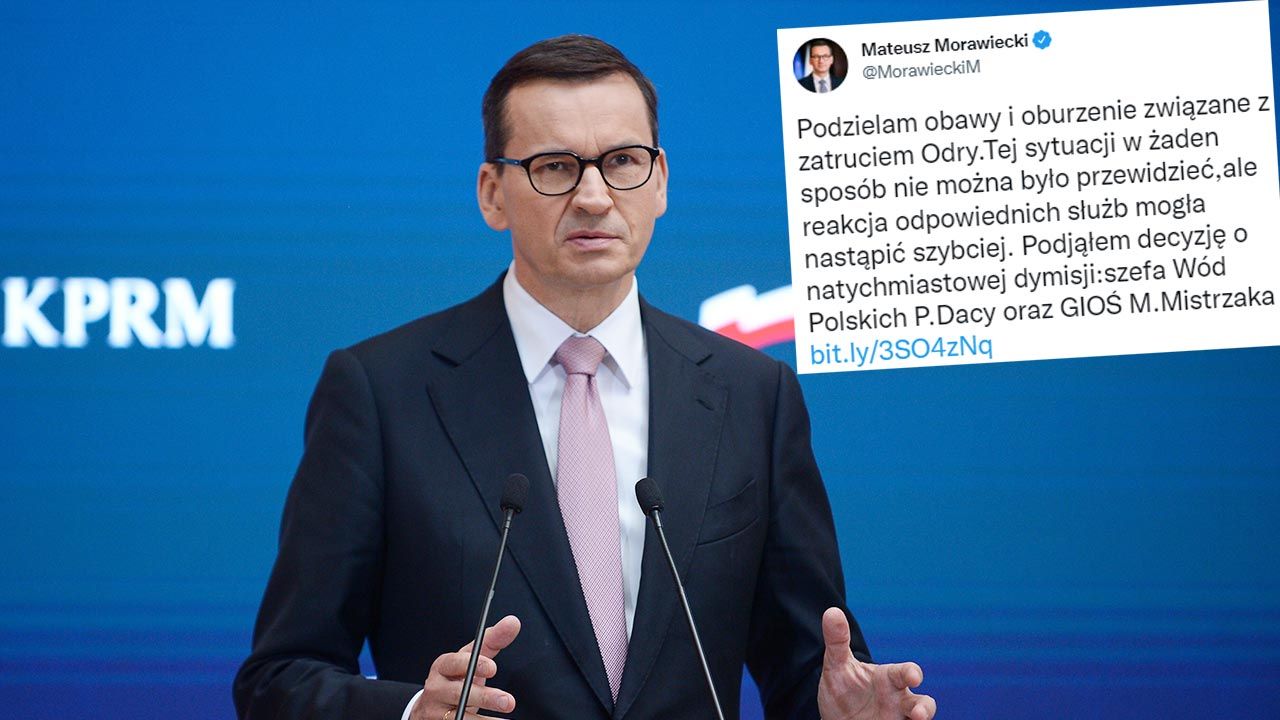 Mateusz Morawiecki podjął decyzję o dymisji Przemysława Dacy i Michała Mistrzaka (fot. PAP/Marcin Obara)