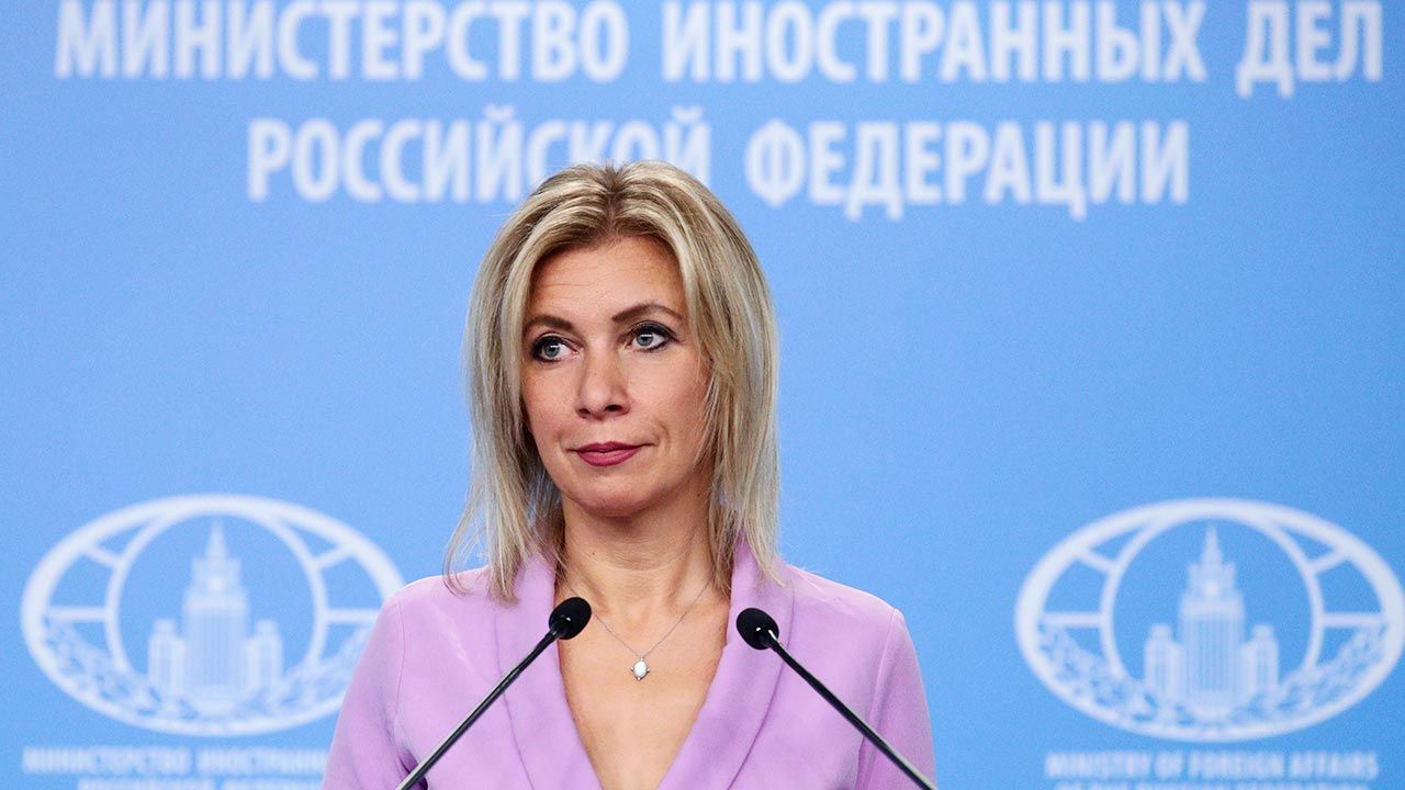 Rzeczniczka MSZ Rosji Maria Zacharowa w odpowiedzi na wywiad J. Kaczyńskiego zaatakowała zachód Europy(fot. Russian Foreign Ministry\TASS via Getty Images) Rzeczniczka MSZ Rosji Maria Zacharowa w odpowiedzi na wywiad J. Kaczyńskiego zaatakowała zachód Europy(fot. Russian Foreign Ministry\TASS via Getty Images)