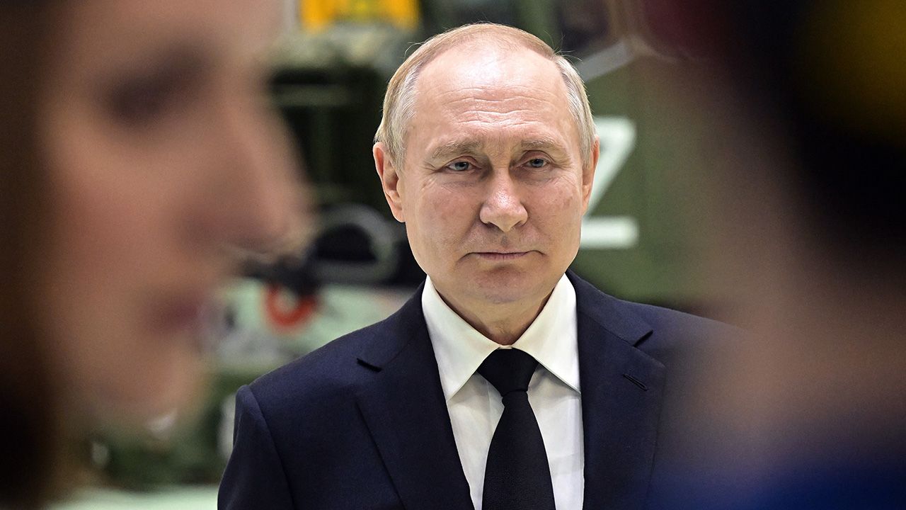 Rosyjska propaganda straszy inwazją Zachodu na Rosję (fot. PAP/EPA/ALEXEY DANICHEV / SPUTNIK / KREMLIN)