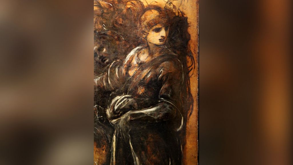Badacze podejrzewają, że młodzieniec jest autoportretem Leonarda (fot. wikimedia/ Uffizi Gallery)