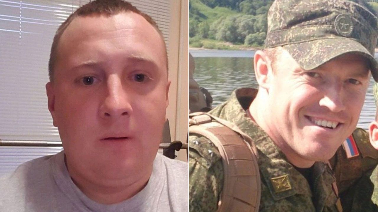 Oskarżeni o zbrodnie majorzy Maksim Krasnoszczokow i Aleksandr Wasiliew (fot. SBU) Oskarżeni o zbrodnie majorzy Maksim Krasnoszczokow i Aleksandr Wasiliew (fot. SBU)