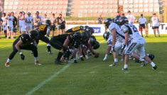 Polish Bowl XVIII. Silesia Rebels zmierzyła się z Lowlanders Białystok w Warszawie (fot. TVP SPORT)