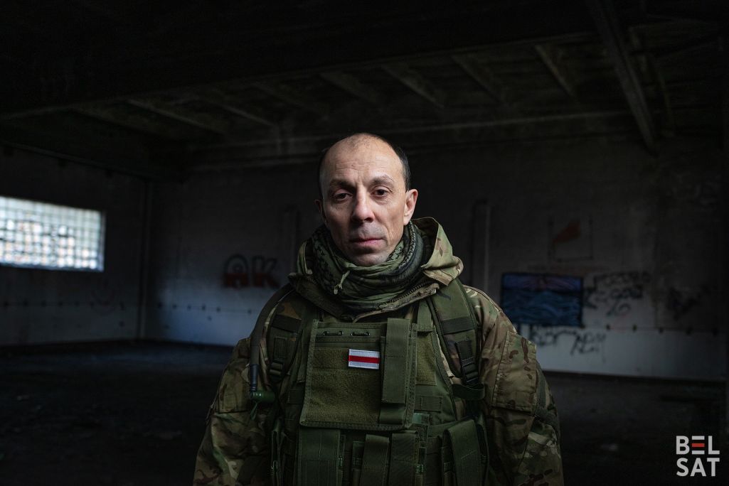 Прэс-сакратар Паспалітага рушэння Сяржук Кедышка. (Фота: Аліса Ганчар / Белсат)