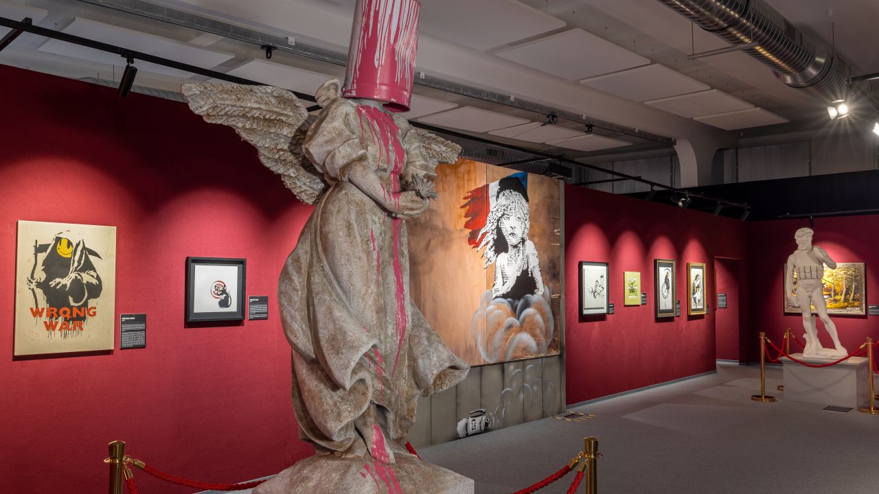 Largest global exhibition of Banksy's works opens in Poland at