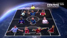 Jedenastka roku FIFA (fot. TVP)