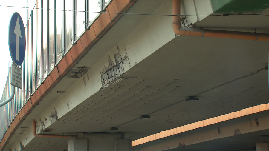 Estakada w Chorzowie. Fot. TVP3 Katowice