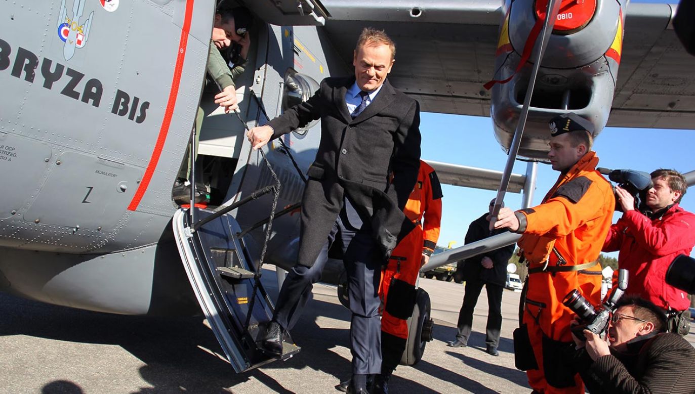 Donald Tusk w marcu 2014 r. (fot. PAP/Piotr Wittman)