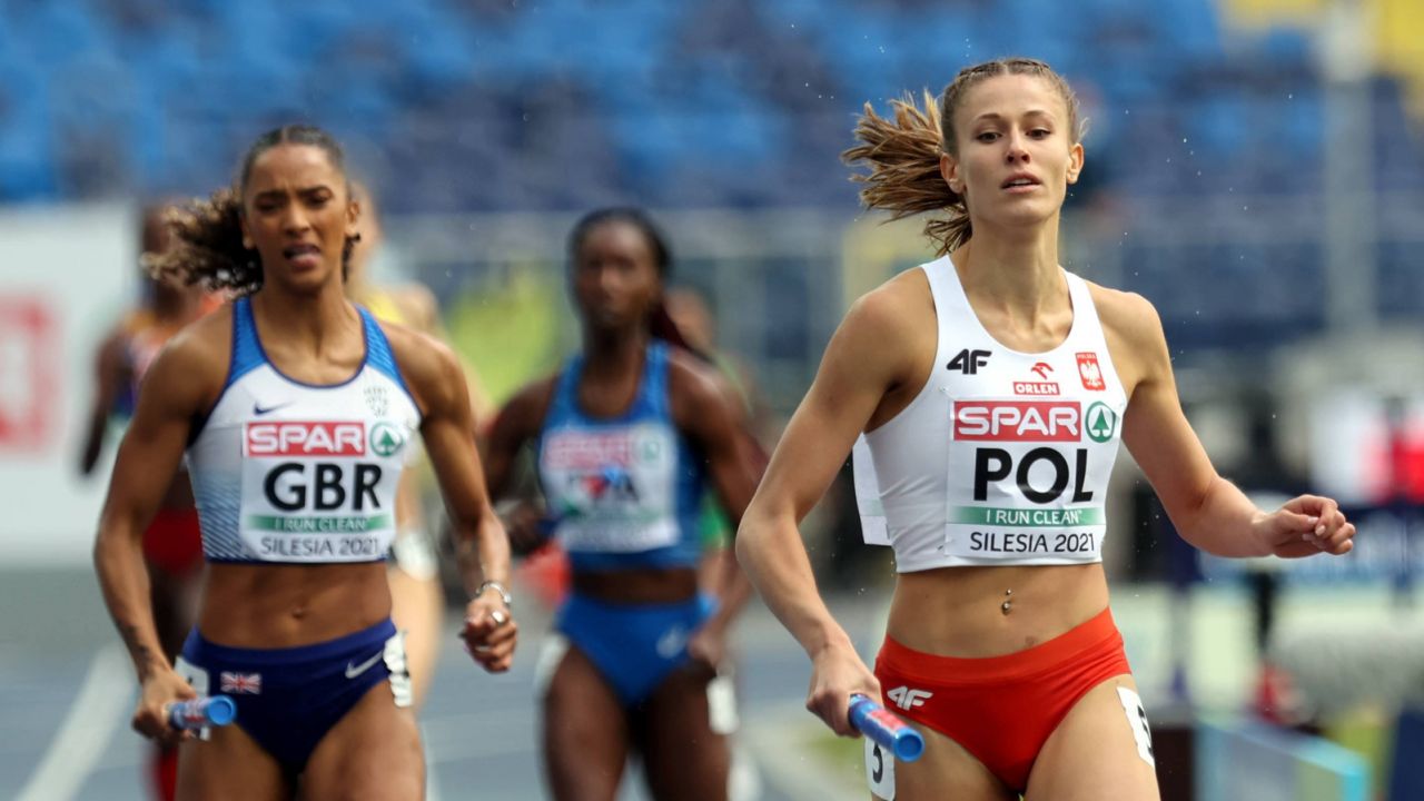 W 2021 roku Polska ostatni raz wygrała Drużynowe ME w lekkoatletyce. Na zdjęciu Natalia Bukowiecka (fot. PAP)