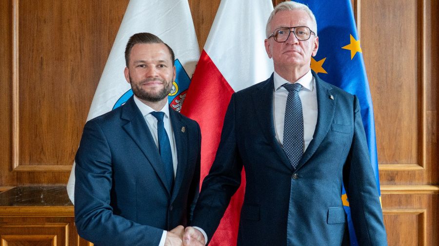 Nowy zastępca prezydenta Poznania, Marcin Gołek, pierwszy zastępca prezydenta Poznania (fot. UM Poznań)