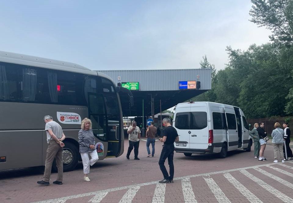 Памежны пераход у Тэрэспалі, Польшча. 11 чэрвеня 2024 года. (Фота: terespol / Telegram)