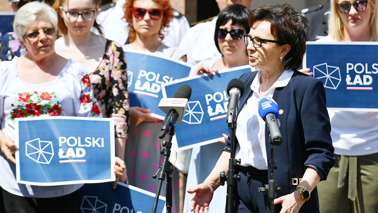 Marszałek Sejmu podkreśliła, że Polski Ład to program długofalowy (fot.  PAP/Wojtek Jargiło)