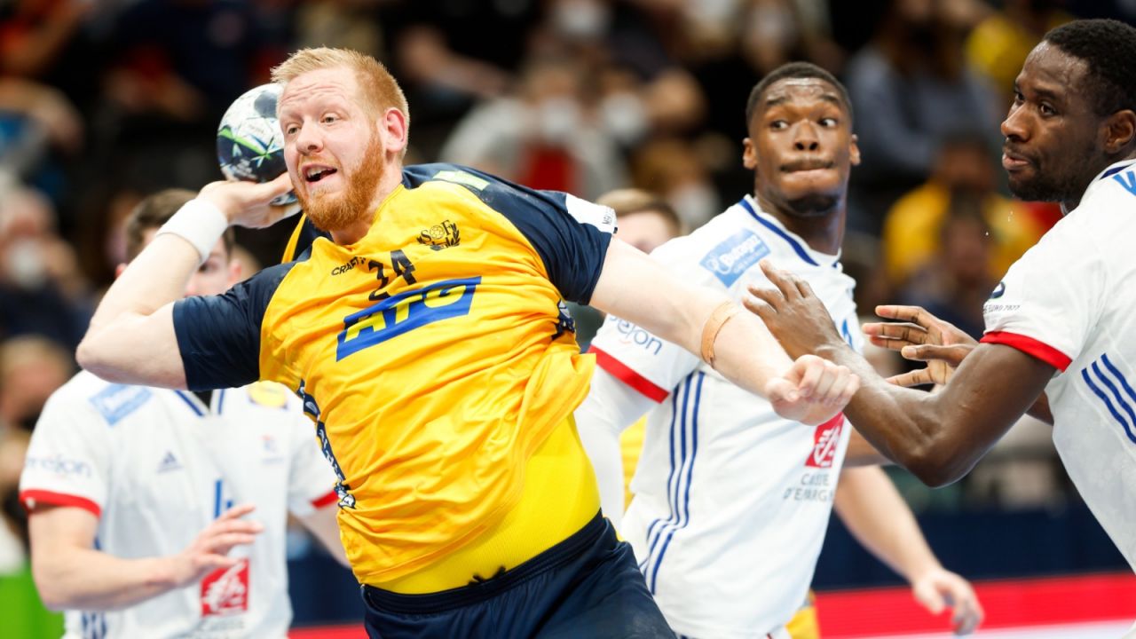 Szwed Jim Gottfridsson został wybrany po raz drugi MVP mistrzostw Europy piłkarzy ręcznych (fot. Getty Images)