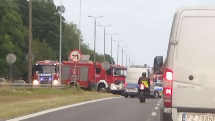 Śmiertelny wypadek na ul. Warszawskiej (fot. Marcin Wojciechowski)
