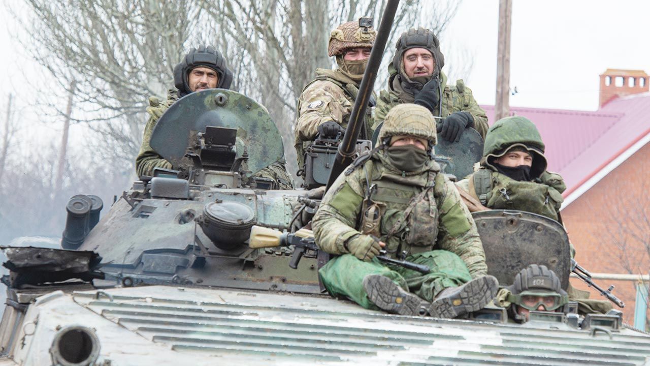 Rosyjscy żołnierze; zdjęcie ilustracyjne  (fot. Stringer/Anadolu Agency via Getty Images)