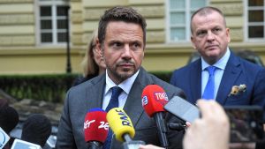 Prezydent Warszawy i były kandydat PO na prezydenta Rafał Trzaskowski (fot. PAP/Radek Pietruszka)