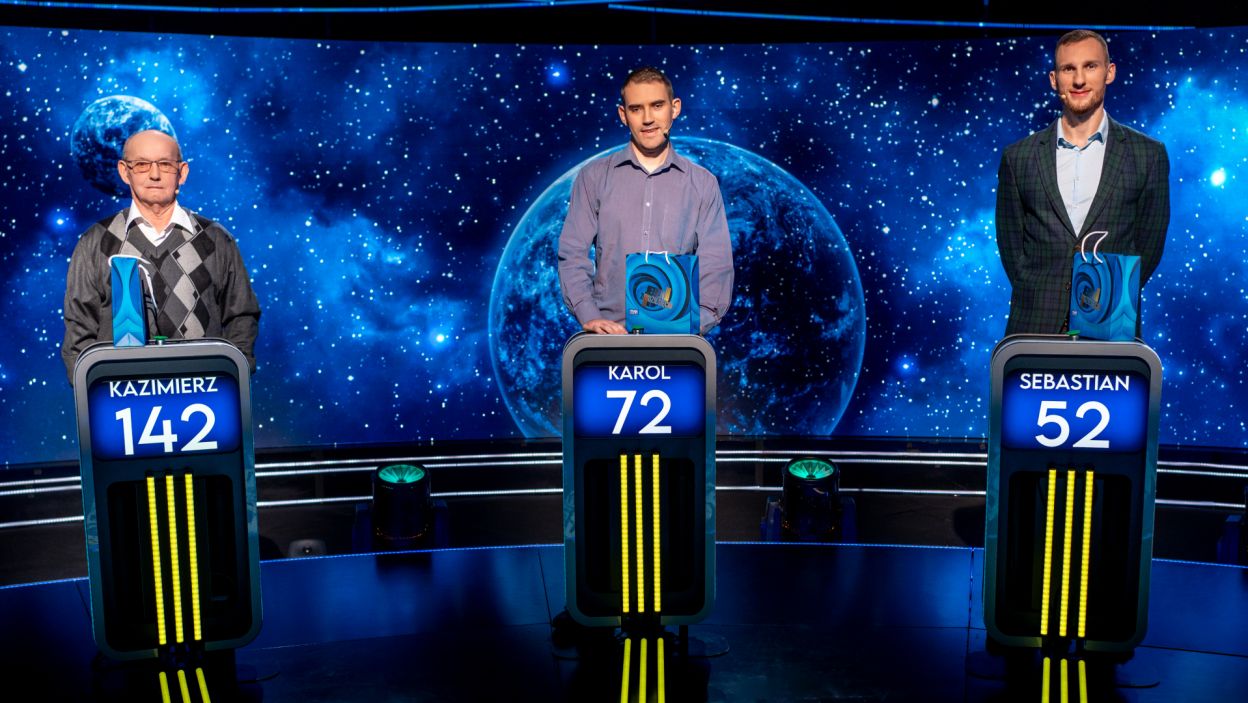 Finaliści 5. odcinka 148. edycji: Kazimierz Natoniewski, Karol Gruszka i Sebastian Ponicki.