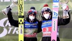 Kamil Stoch, Dawid Kubacki (fot. PAP)