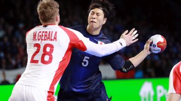 Polacy grali z Japończykami na MŚ 2017 (fot. francehandball2017)