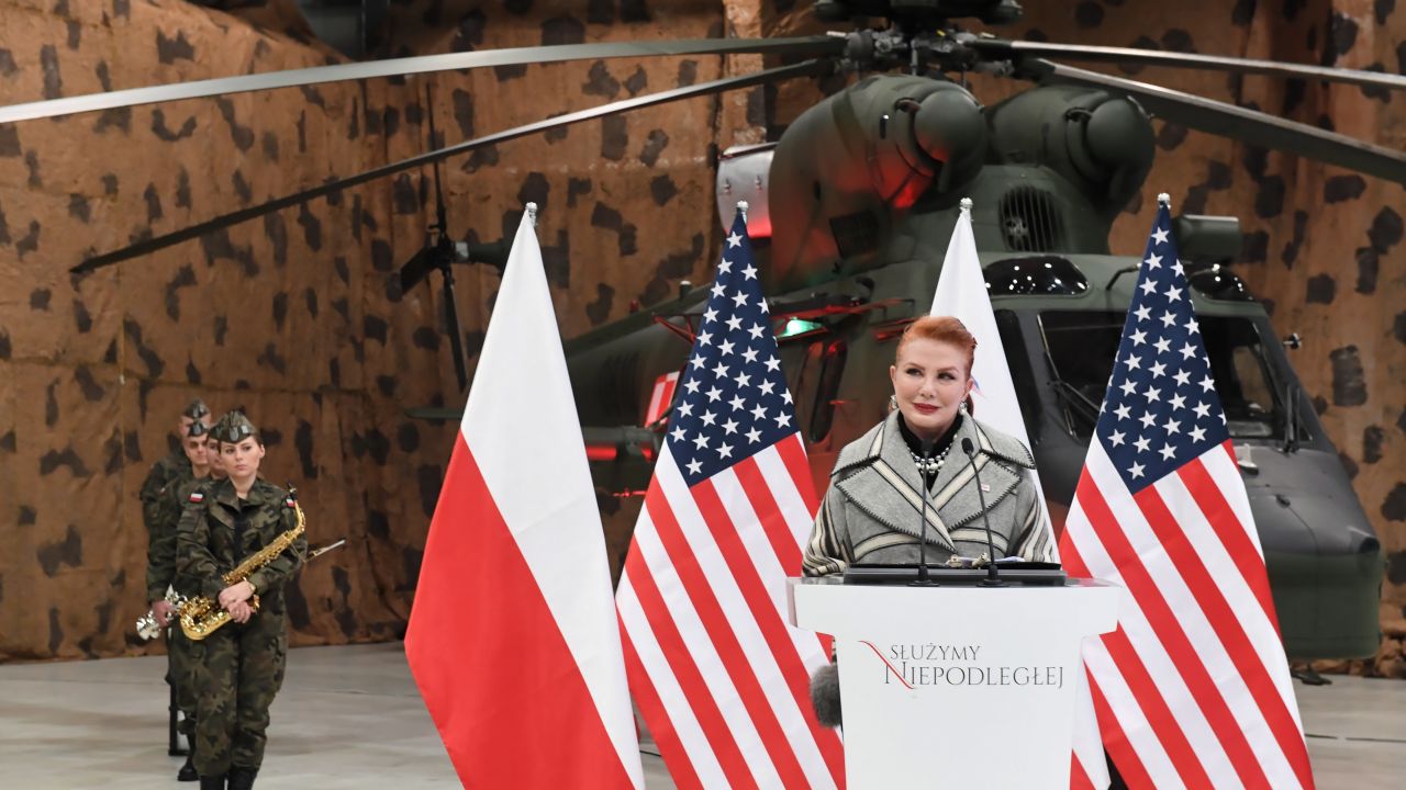 Georgette Mosbacher była ambasadorem USA w Polsce w latach 2018–21 (fot.Grzegorz Michałowski/PAP)
