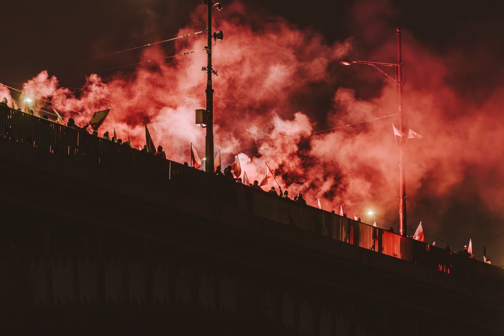Марш у Варшаве. Фота: Белсат