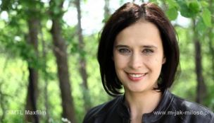 Ewa Gorzelak i Andrzejki z dzieciakami