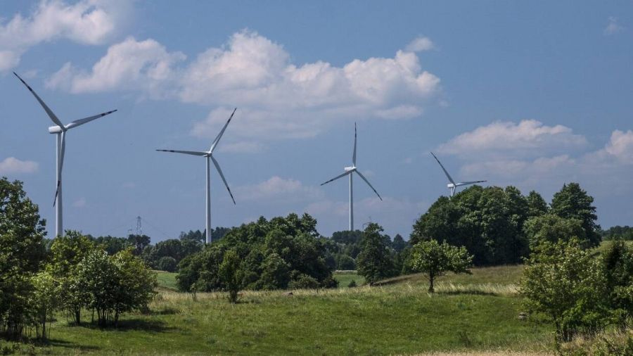 Miejska Górka. Zbudują gigantyczną farmę wiatrową. Za 2 miliardy złotych (fot. Jerzy Ochoński PAP zdj. ilustracyjne)