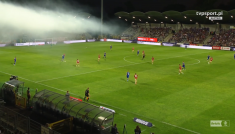 Miedź Legnica – ŁKS Łódź. Betclic 1 Liga, 4. kolejka (fot. TVP SPORT)
