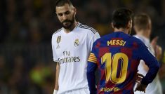 Karim Benzema, Leo Messi (fot. TVP)