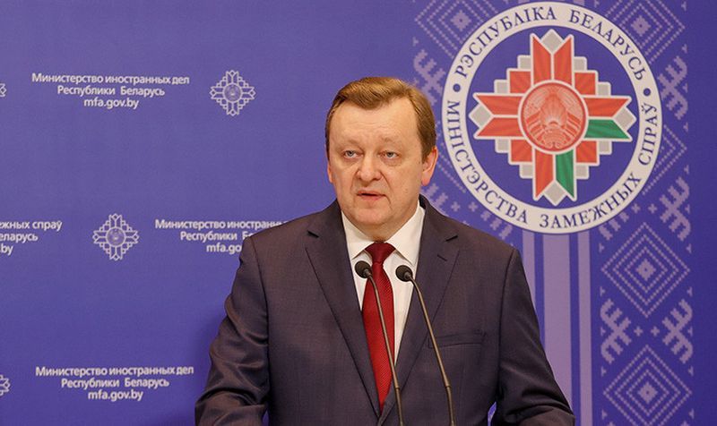 Сяргей Алейнік, міністр замежных справаў Беларусі. (Фота: БелТА)
